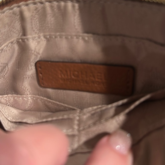 Michael Kors Tan Leather Wristlet - Picture 9 of 11